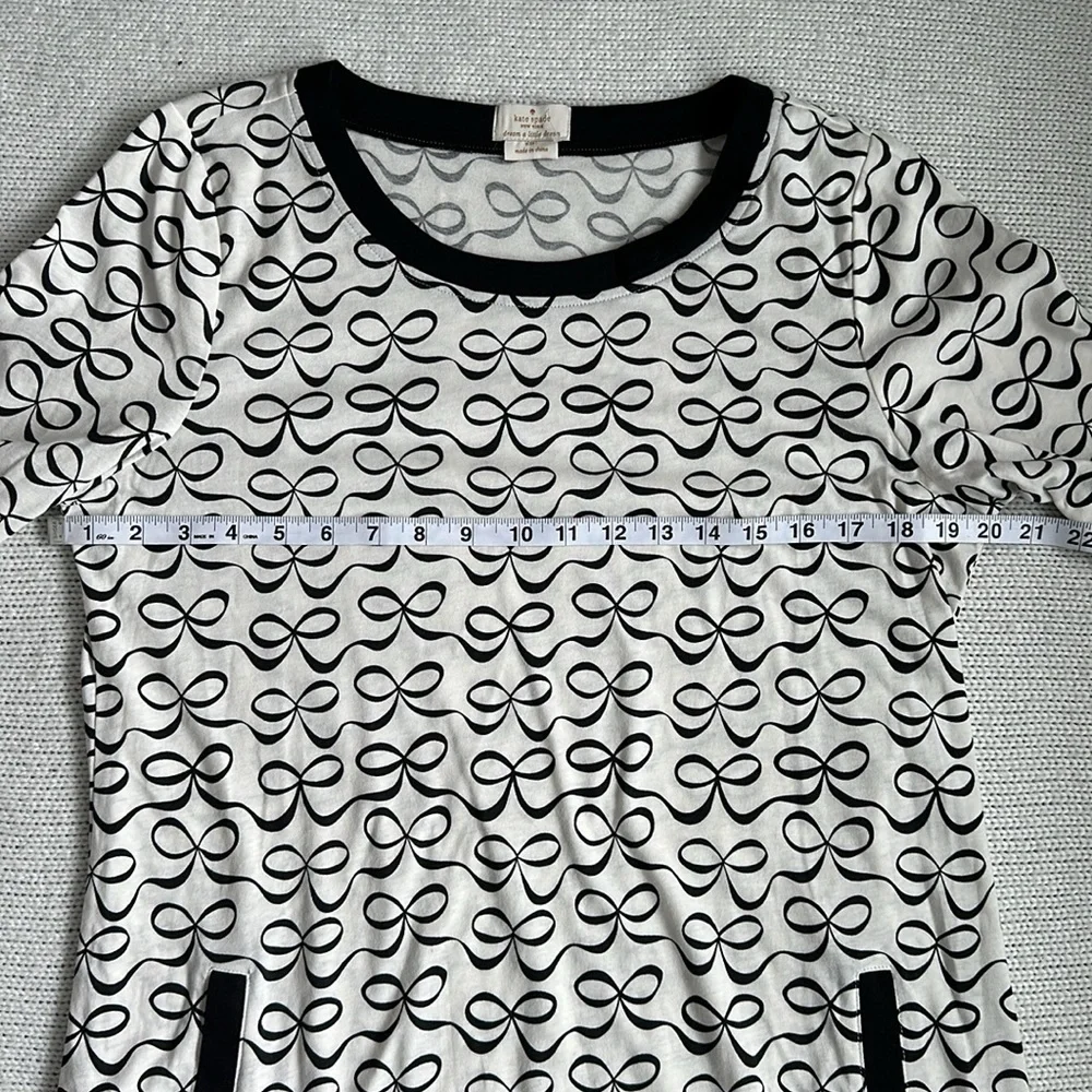 NWT! Kate Spade Dream a Little Dream Sleep Shirt Nightgown Black/White B…